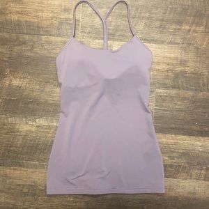 Lulu Lemon POWER Y TANK Size 8